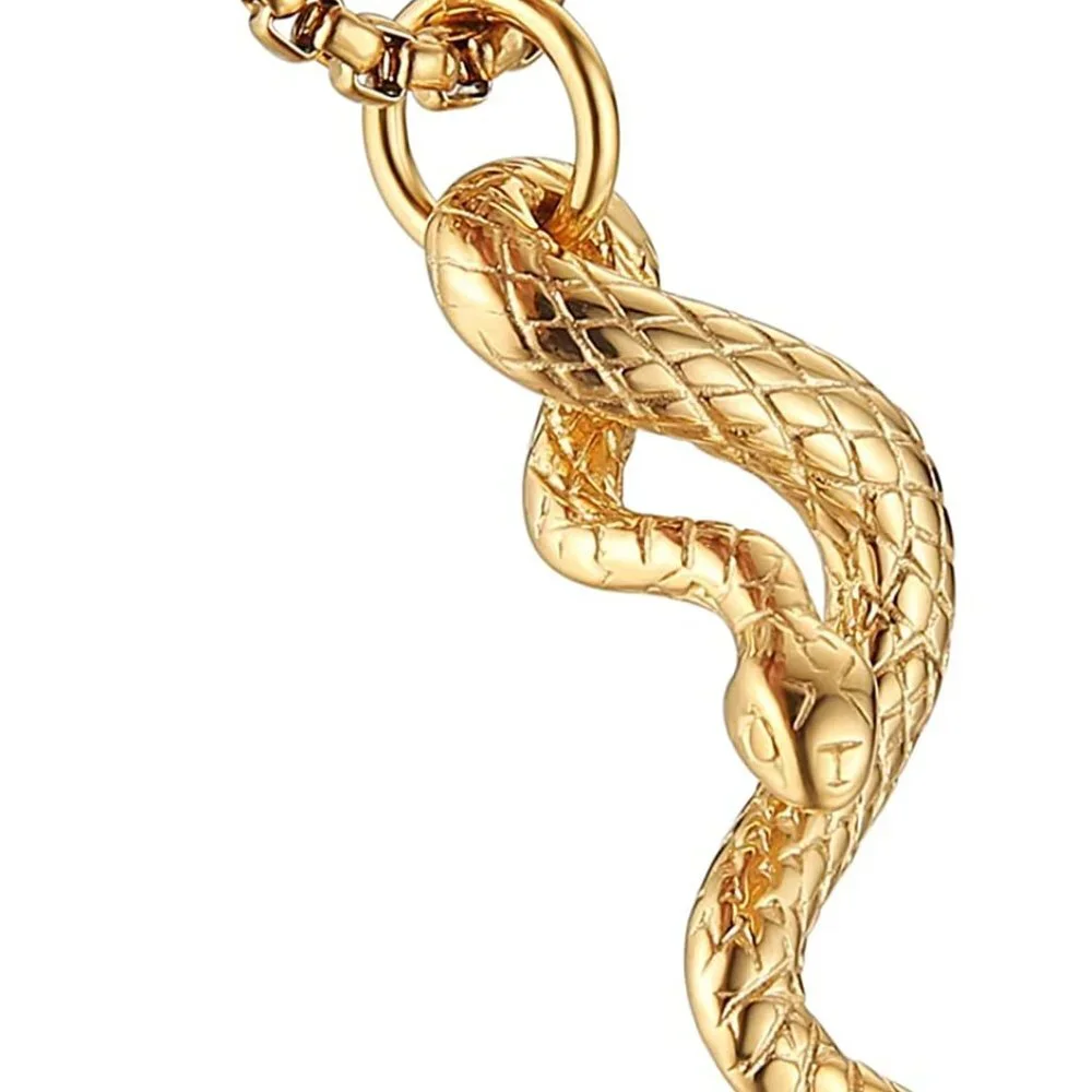 Pagan Wiccan Snake Chain